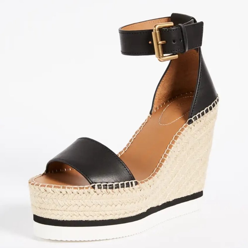 See by Chloe Glyn Wedge Espadrille  Glyn Wedge Espadrille